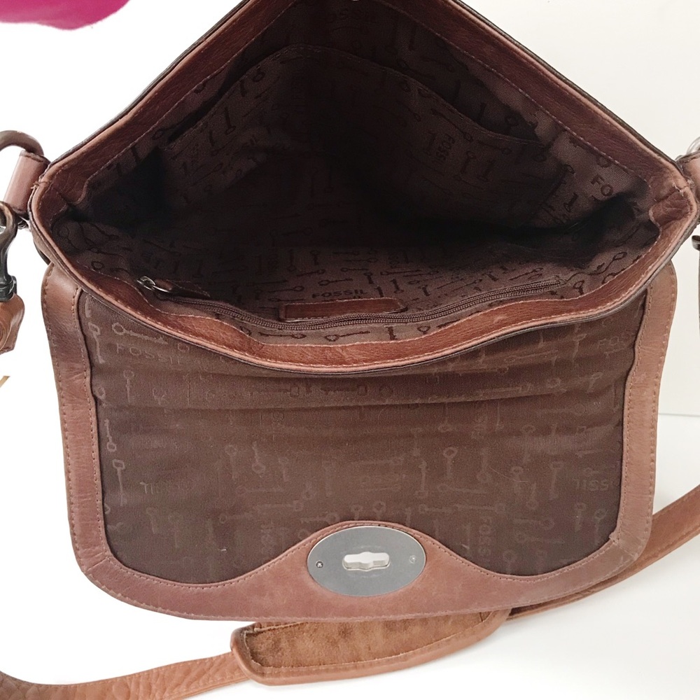 Fossil Maddox Patchwork Leather Shoulder Bag - image 8